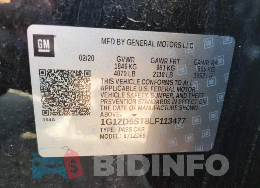 1G1ZD5ST8LF113477 Photo# 10