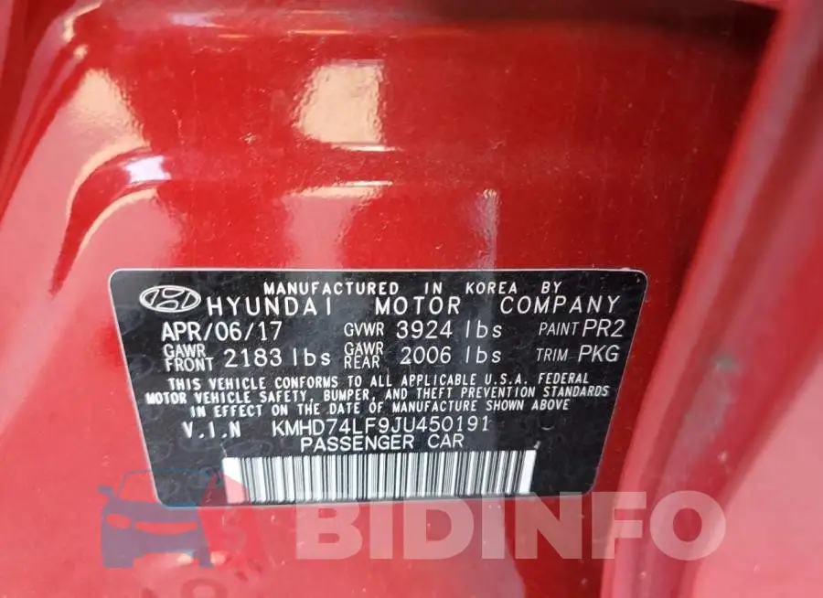 KMHD74LF9JU450191 Photo# 10