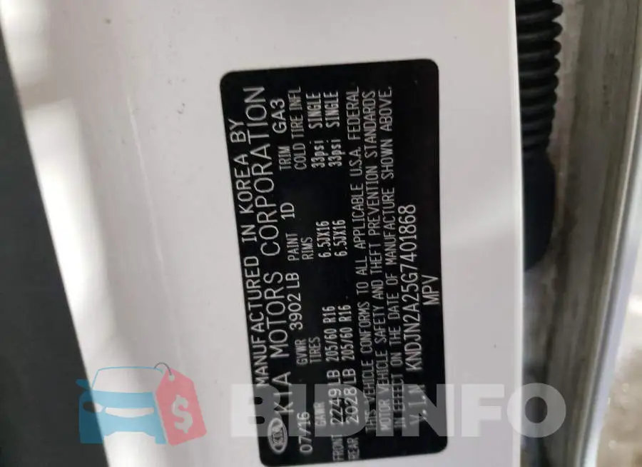 KNDJN2A25G7401868 Photo# 10
