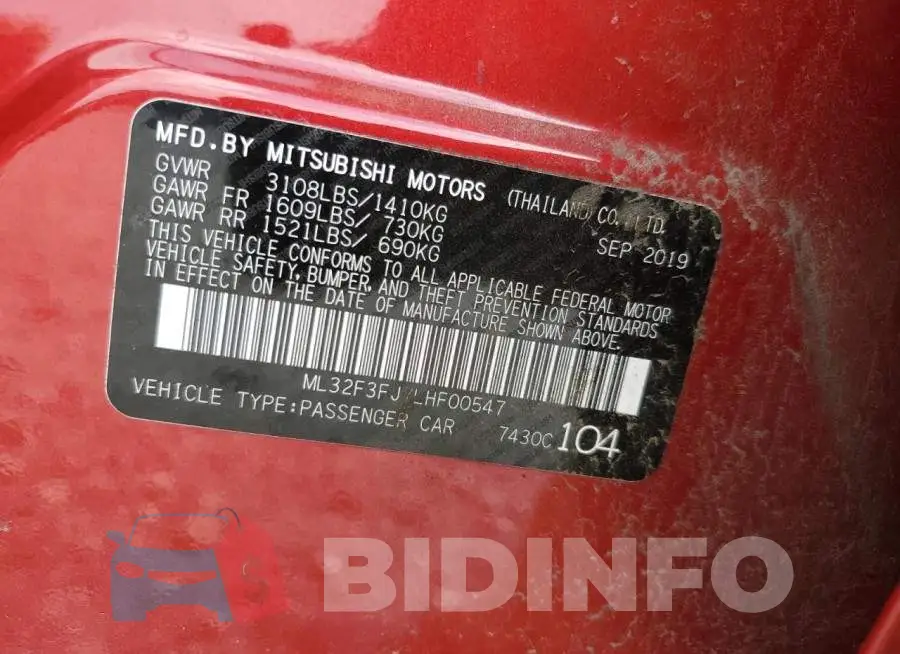 ML32F3FJ7LHF00547 Photo# 10