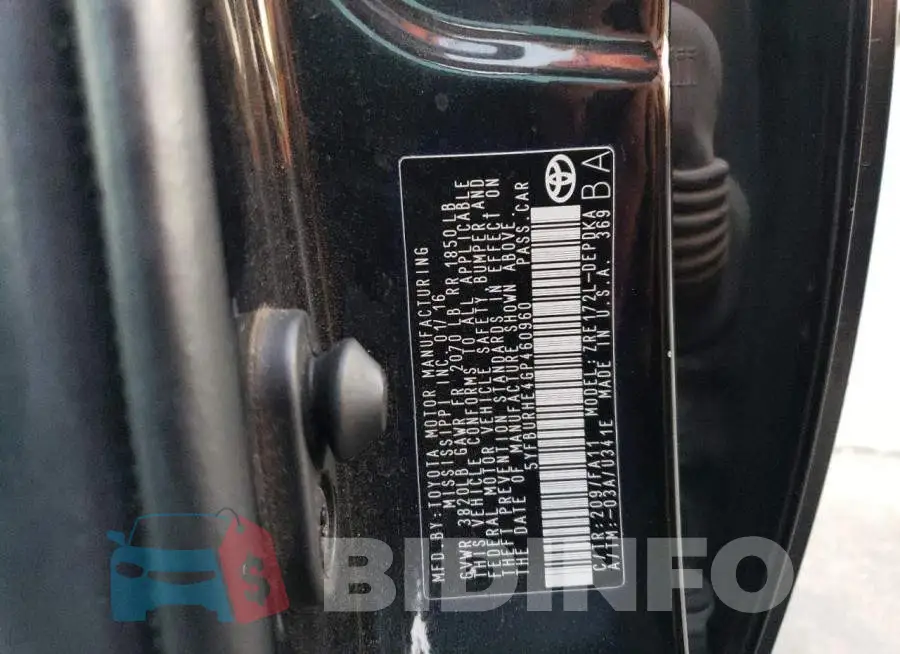 5YFBURHE4GP460960 Photo# 12