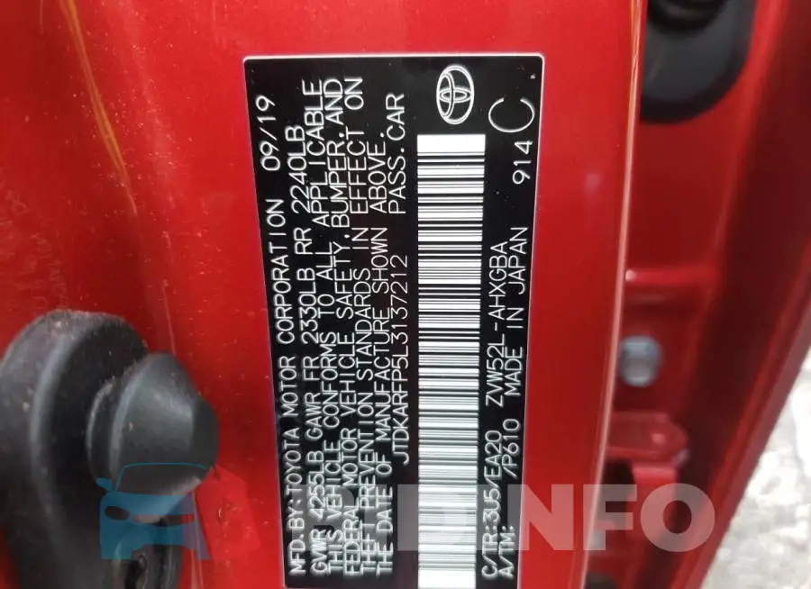 JTDKARFP5L3137212 Photo# 12