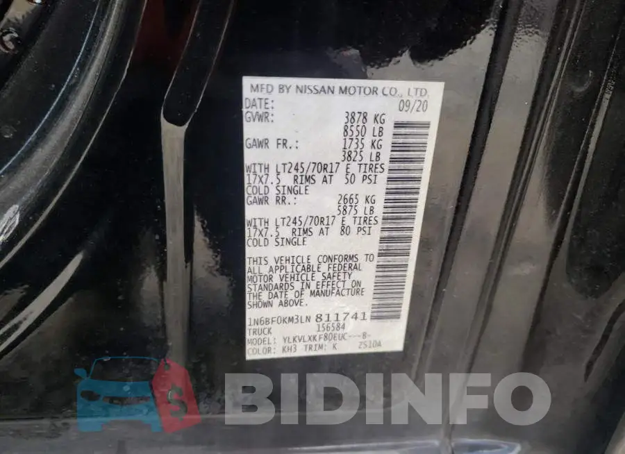 1N6BF0KM3LN811741 Photo# 10