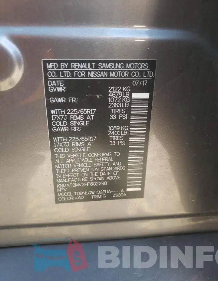 KNMAT2MV2HP602298 Photo# 10