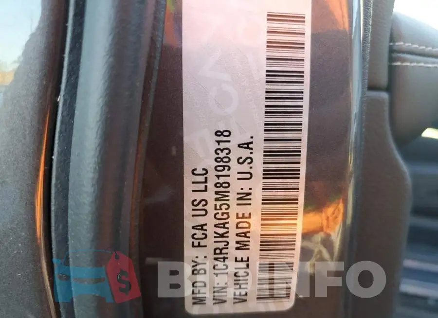 1C4RJKAG5M8198318 Photo# 10