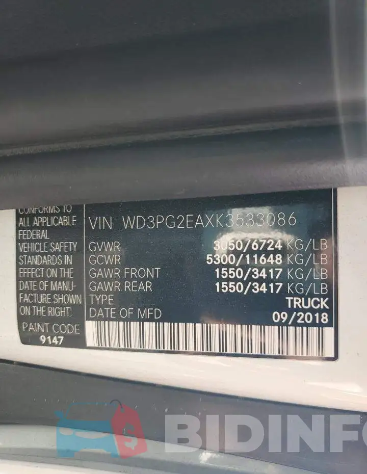 WD3PG2EAXK3533086 Photo# 14