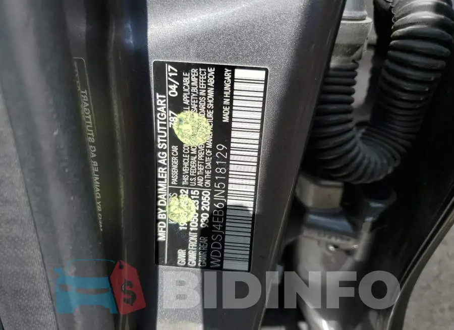 WDDSJ4EB6JN518129 Photo# 10