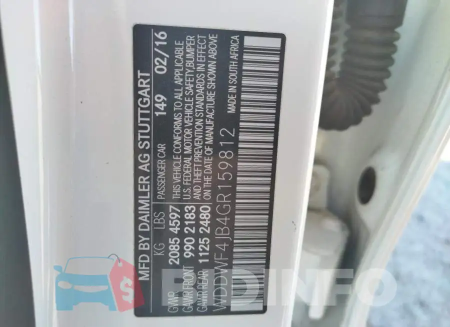 WDDWF4JB4GR159812 Photo# 10