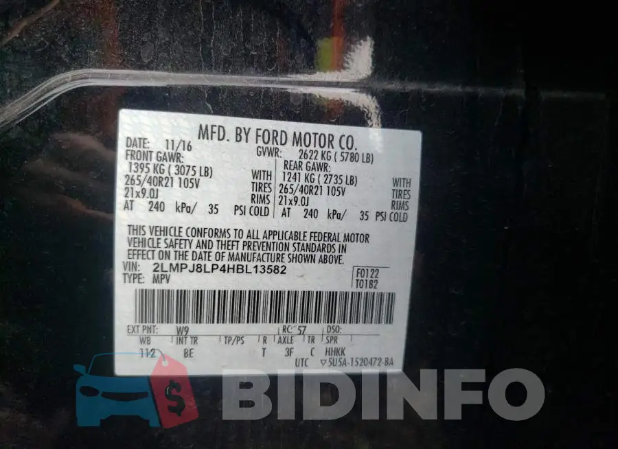 2LMPJ8LP4HBL13582 Photo# 10