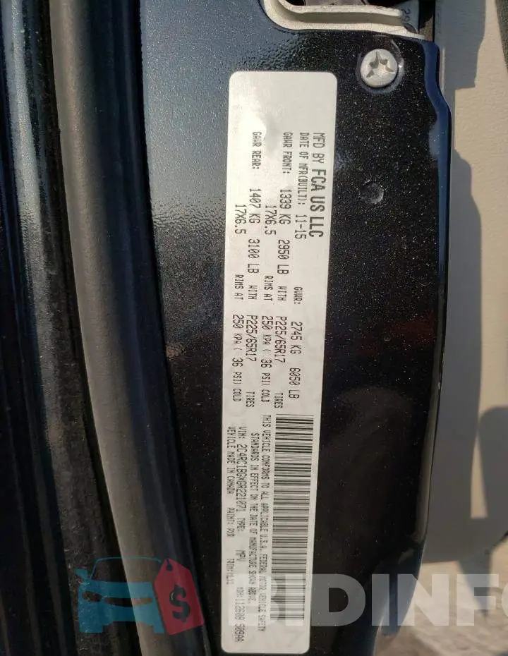 2C4RC1BGXGR221071 Photo# 10
