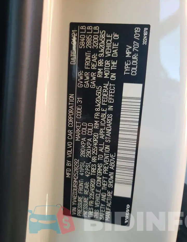 YV4ED3UR9M2528292 Photo# 10