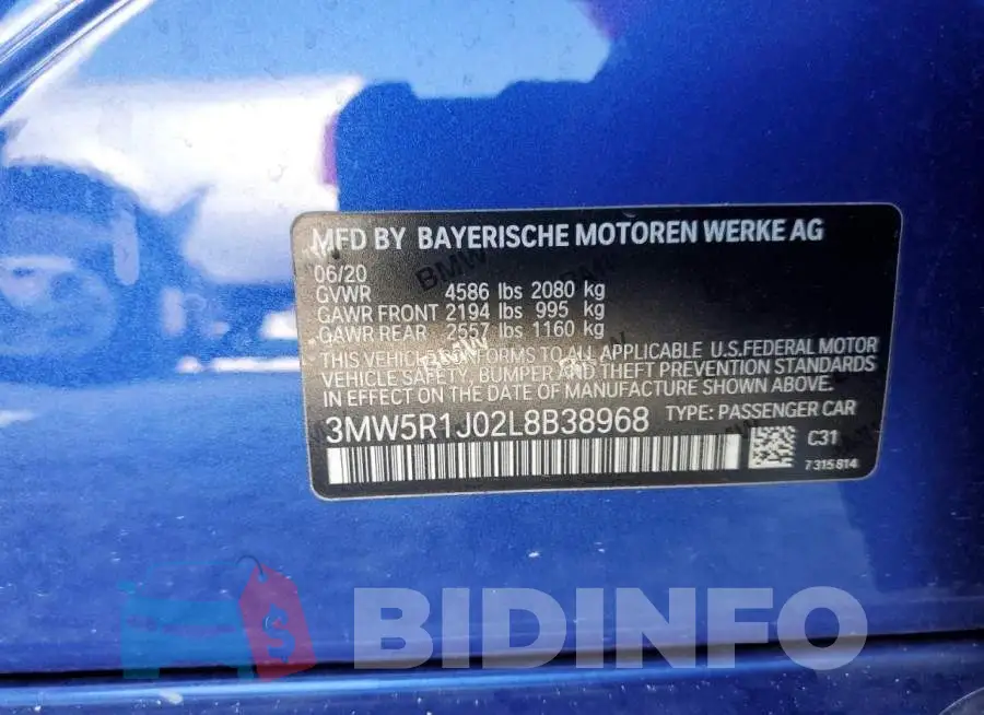 3MW5R1J02L8B38968 Photo# 10