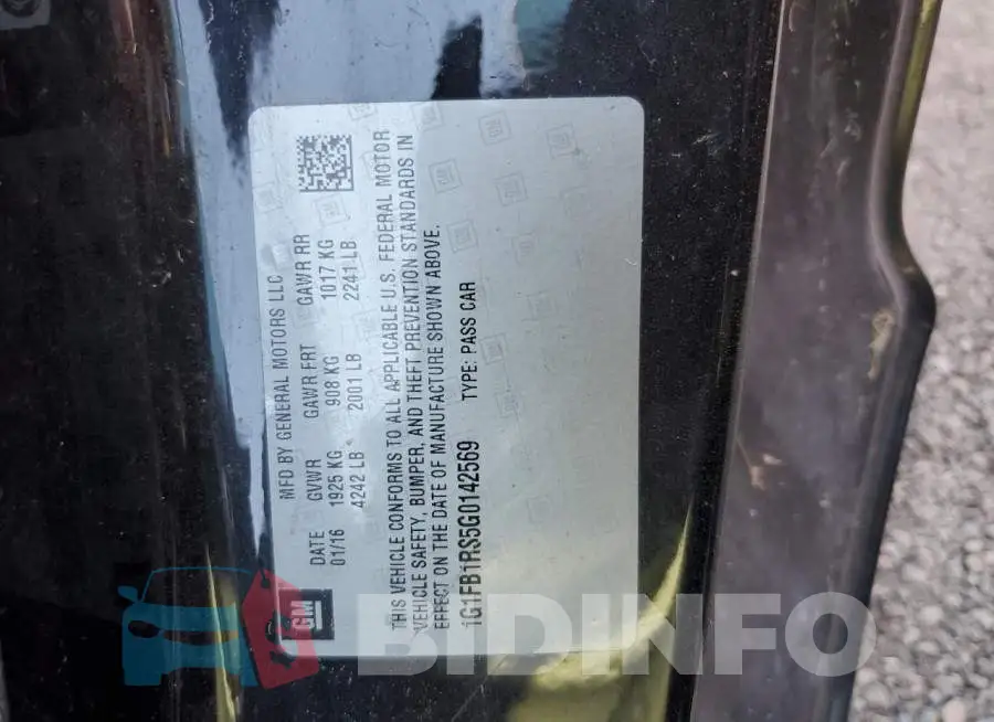1G1FB1RS5G0142569 Photo# 10
