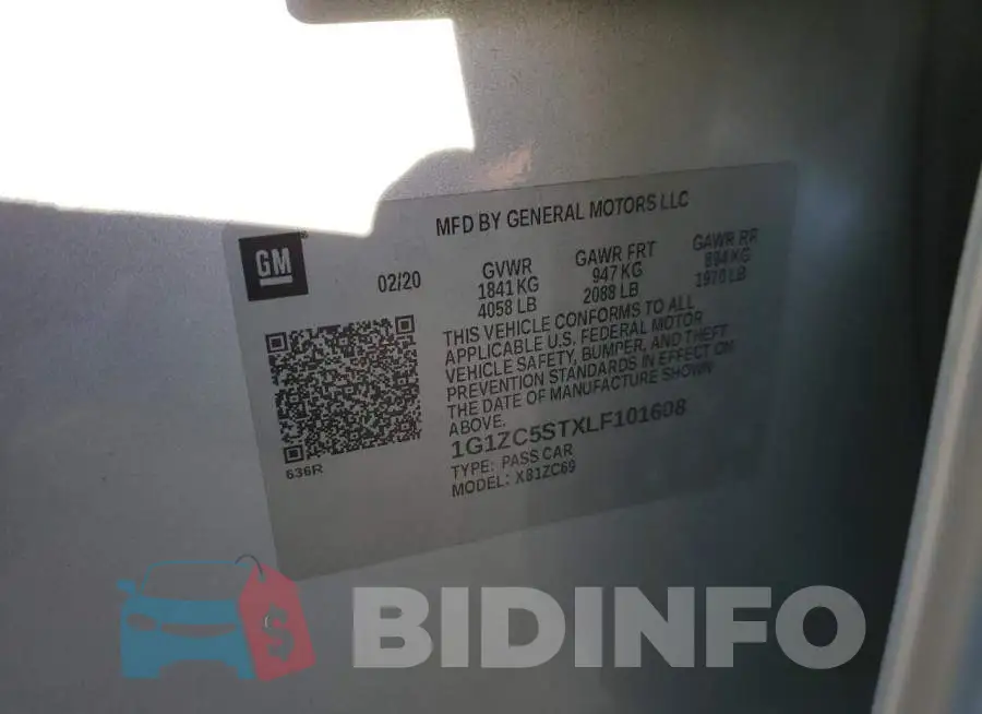 1G1ZC5STXLF101608 Photo# 12