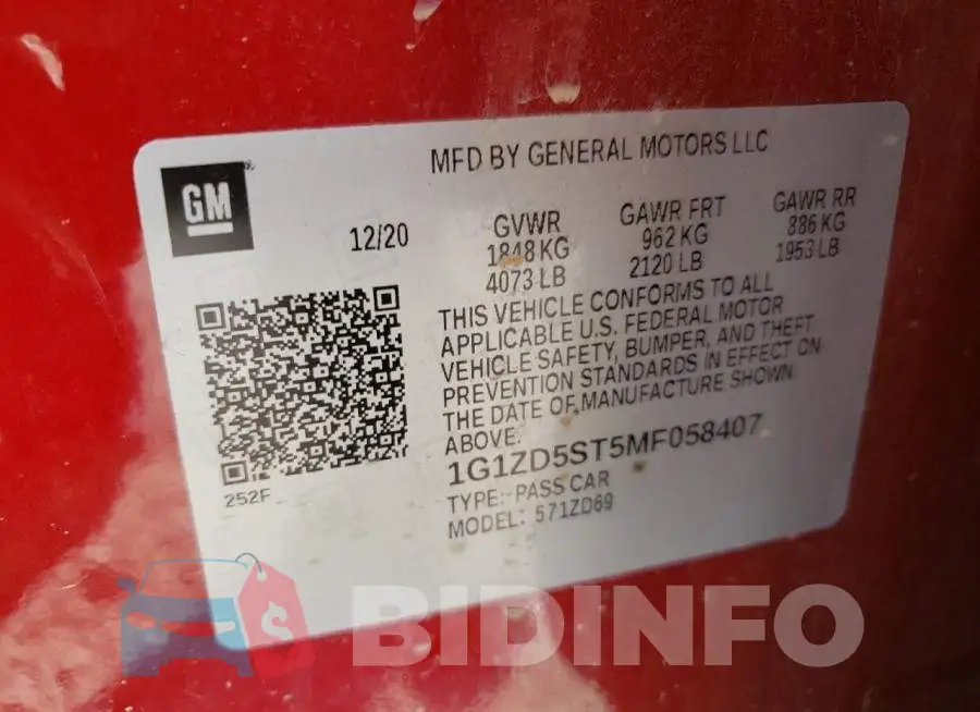 1G1ZD5ST5MF058407 Photo# 10