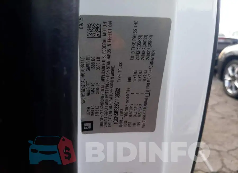 1GCHSBE32G1139532 Photo# 10