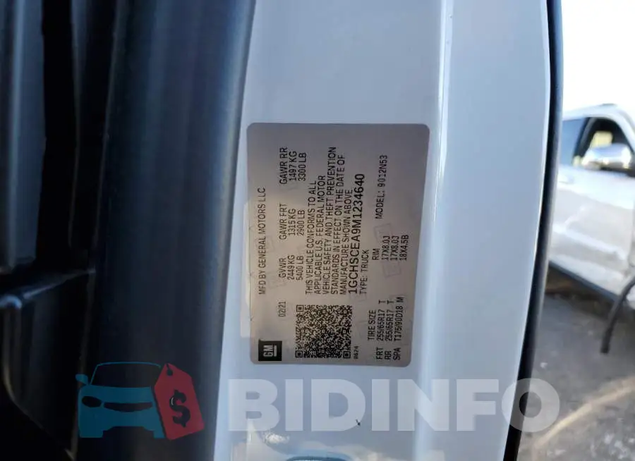 1GCHSCEA9M1234640 Photo# 12