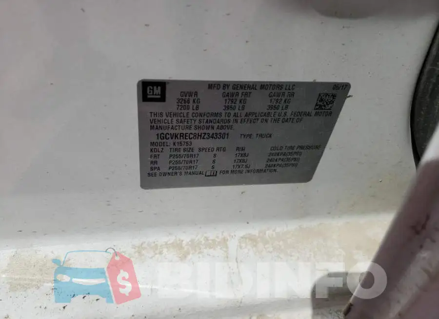 1GCVKREC8Z343301 Photo# 10