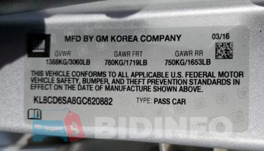 KL8CD6SA8GC620882 Photo# 10