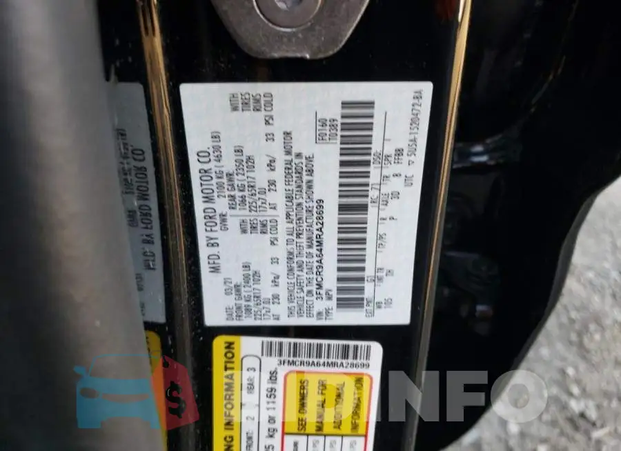 3FMCR9A64MRA28699 Photo# 10
