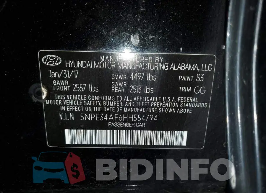 5NPE34AF6HH554794 Photo# 12