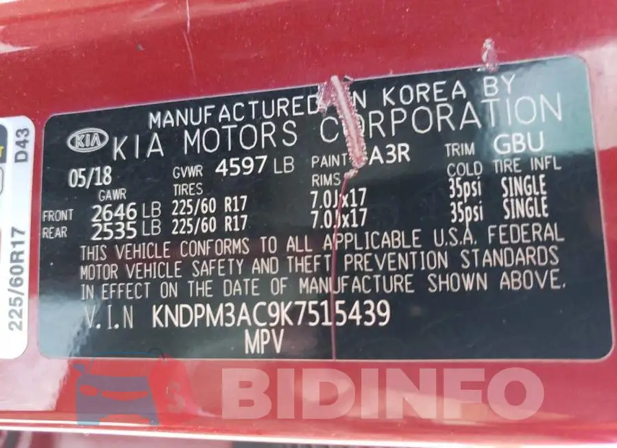 KNDPM3AC9K7515439 Photo# 10