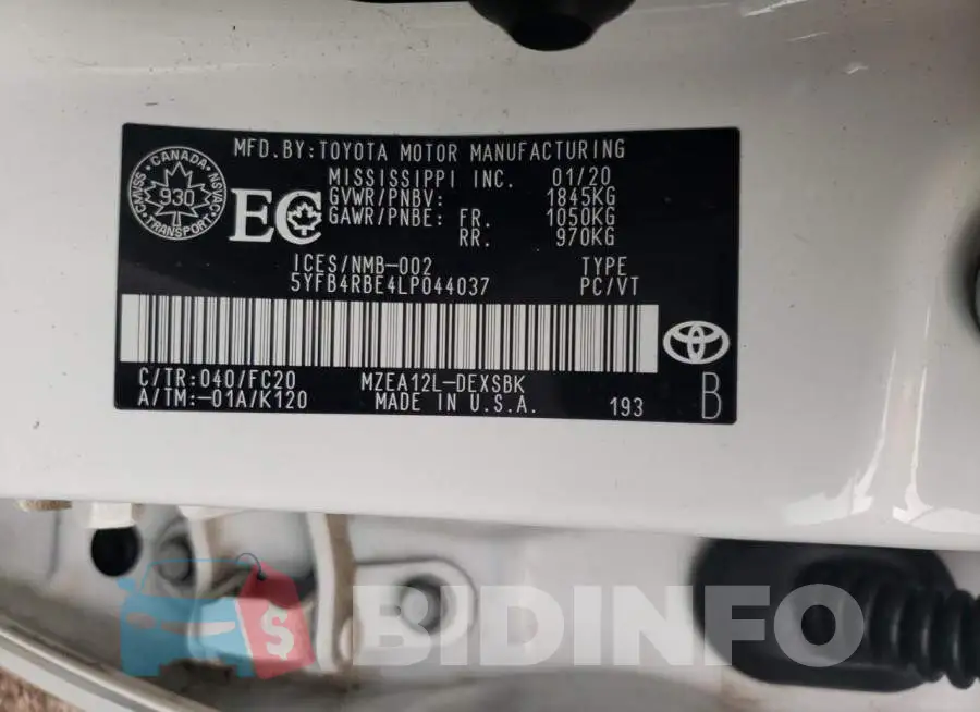 5YFB4RBE4LP044037 Photo# 10