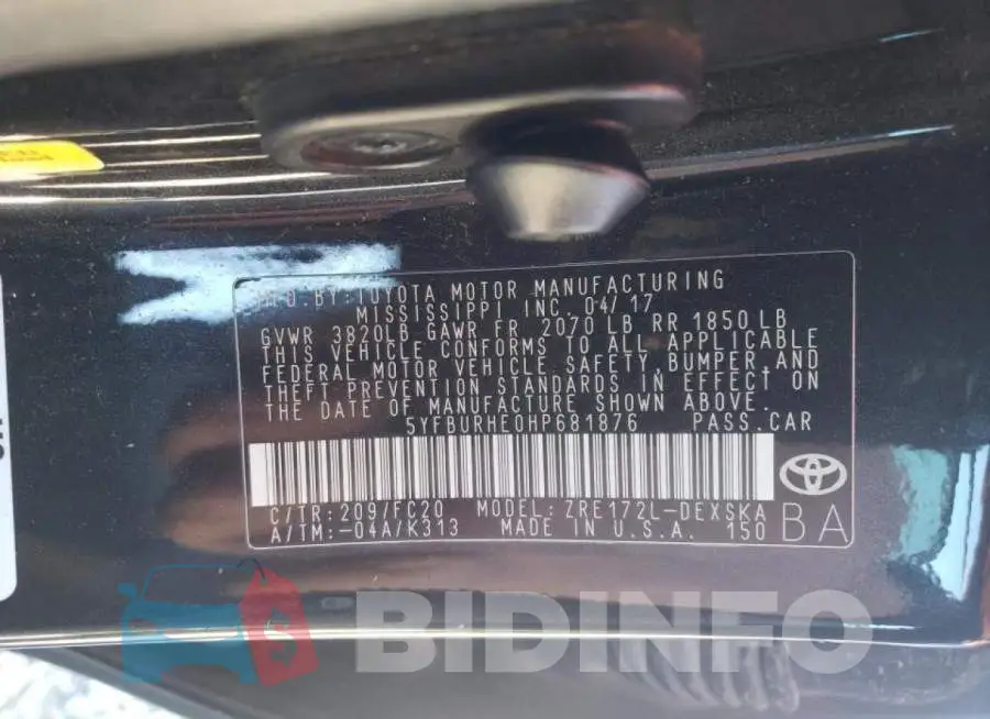 5YFBURHE0HP681876 Photo# 10