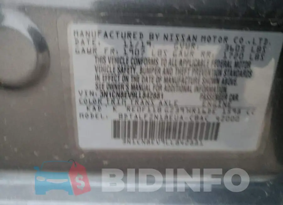3N1CN8EV9LL842881 Photo# 12