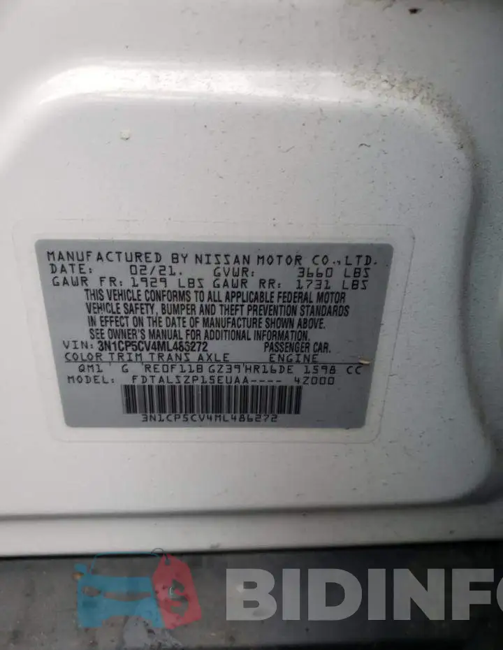 3N1CP5CV4ML486272 Photo# 10