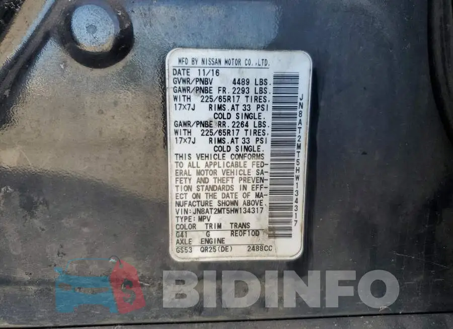 JN8AT2MT5HW134317 Photo# 10