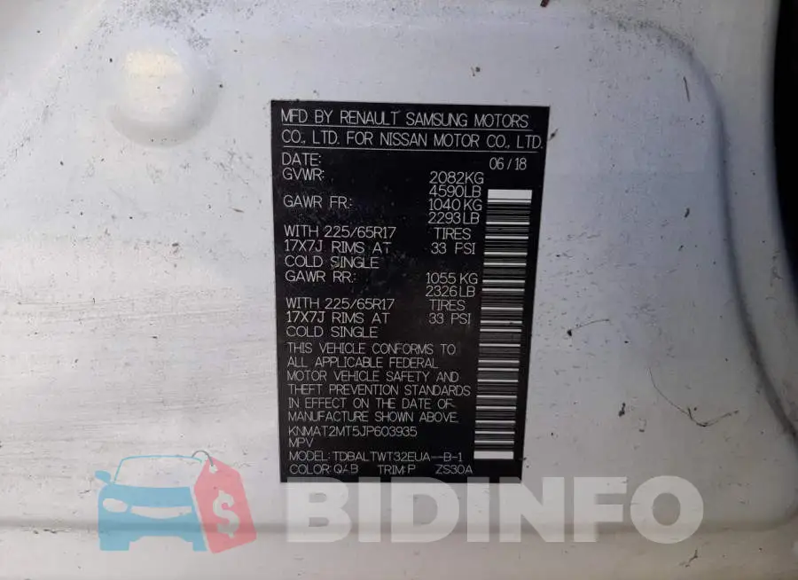 KNMAT2MT5JP603935 Photo# 10