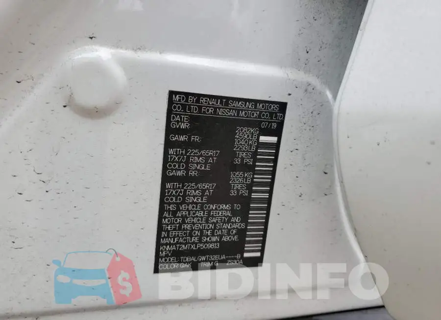 KNMAT2MTXLP509813 Photo# 10