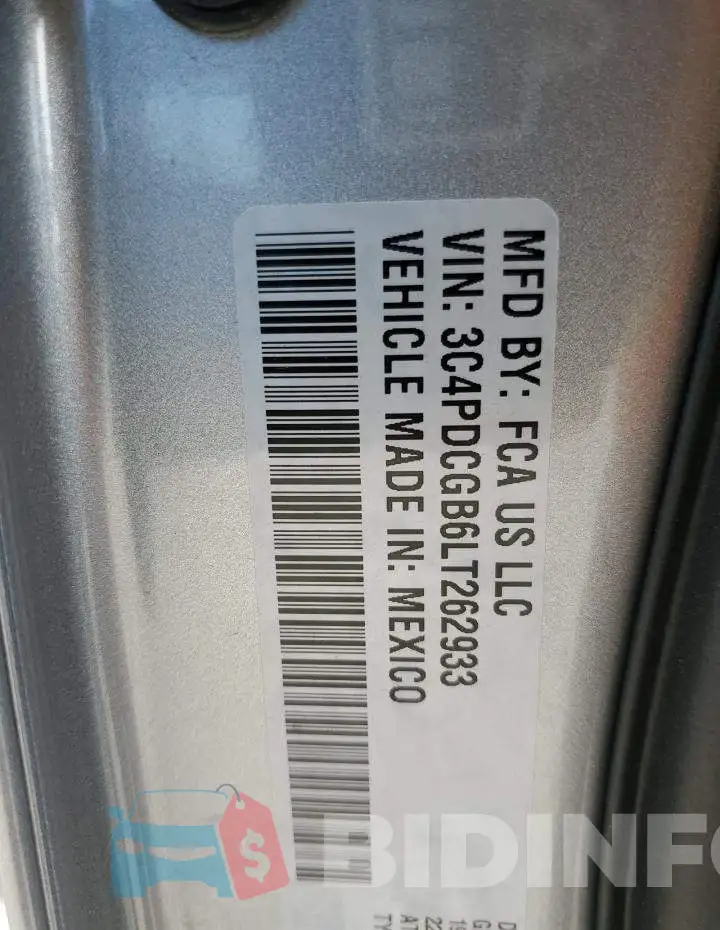 3C4PDCGB6LT262933 Photo# 10