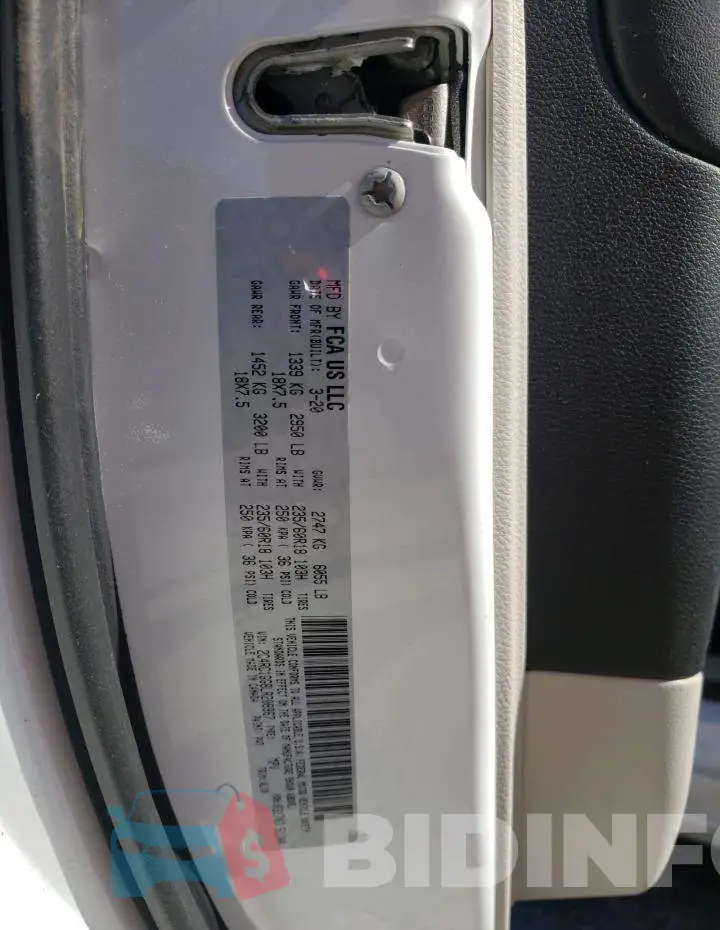 2C4RC1GG8LR208967 Photo# 10