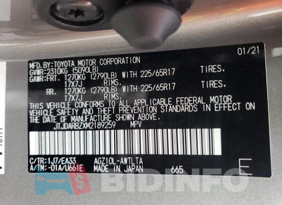 JTJDARBZXM2189259 Photo# 10