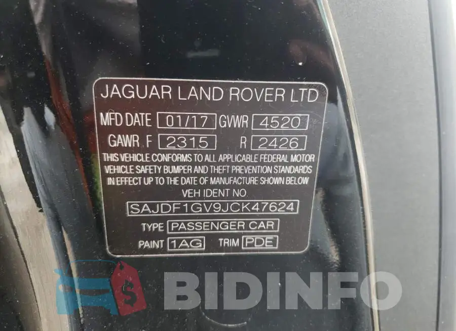 SAJDF1GV9JCK47624 Photo# 10