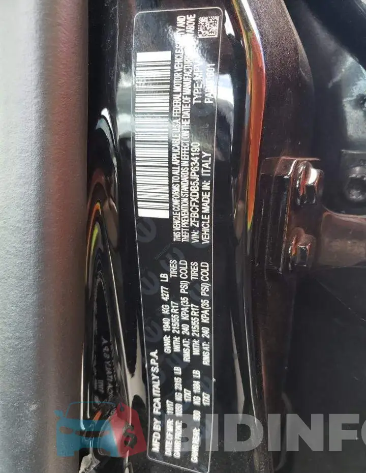ZFBCFXDB5JP634190 Photo# 12