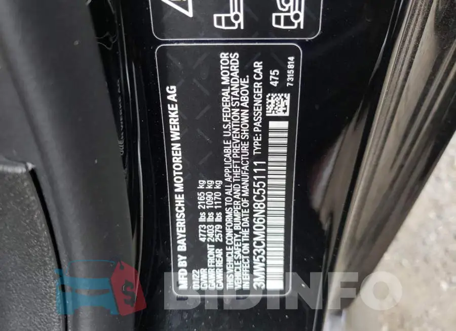 3MW53CM06N8C55111 Photo# 10