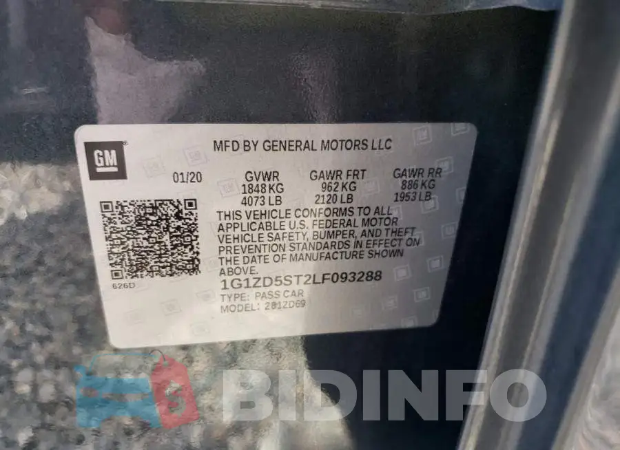 1G1ZD5ST2LF093288 Photo# 10