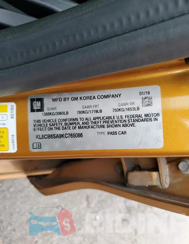 KL8CB6SA9KC765086 Photo# 10