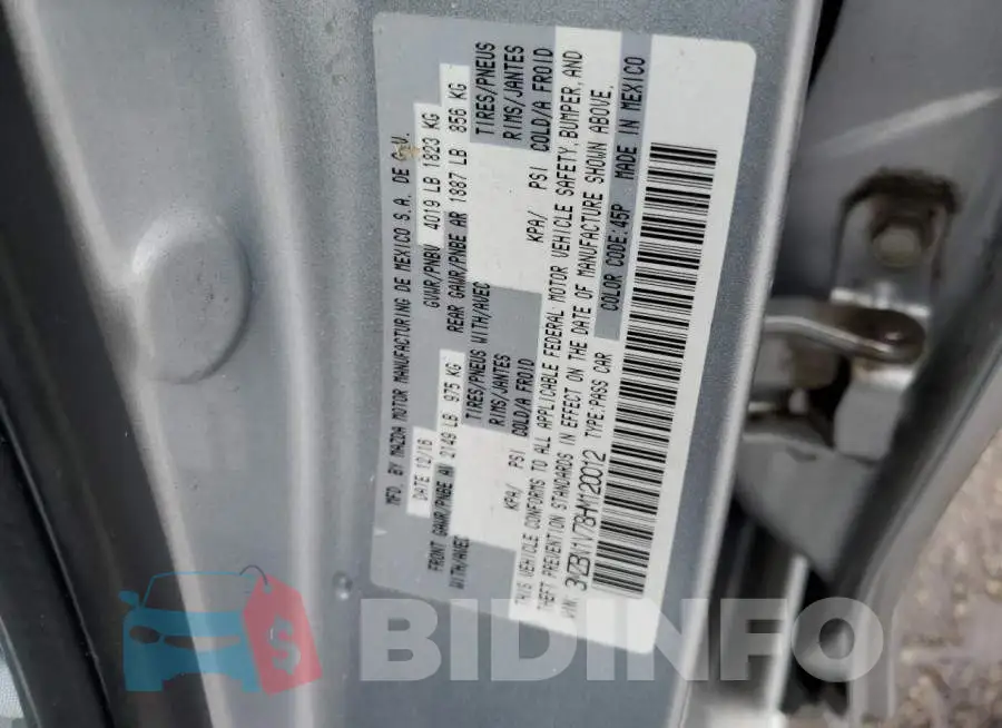 3MZBN1V78HM120012 Photo# 10