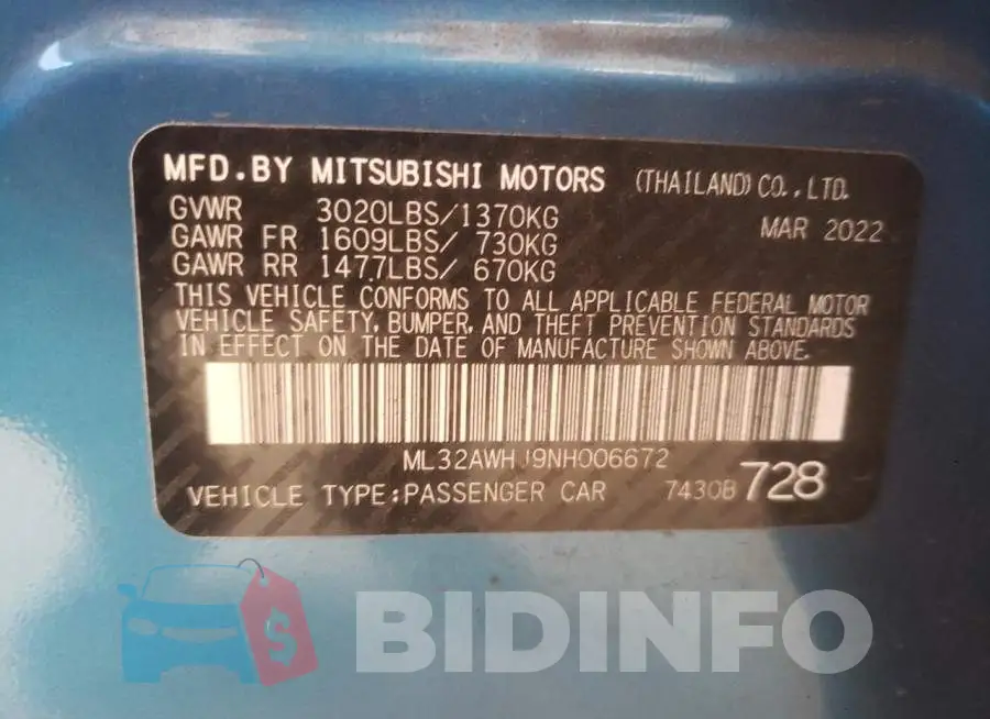 ML32AWHJ9NH006672 Photo# 10