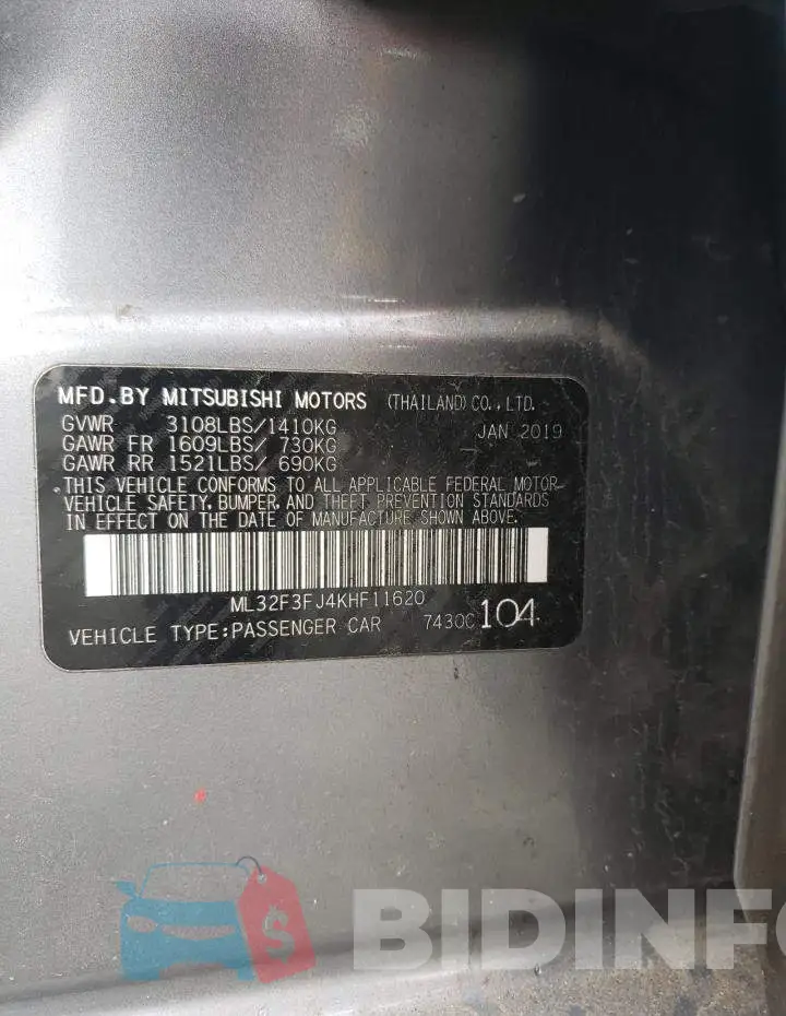 ML32F3FJ4KHF11620 Photo# 12