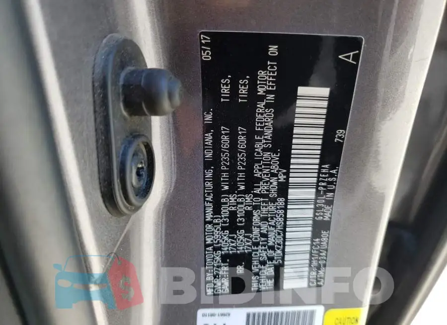 5TDKZ3DC7HS858188 Photo# 10