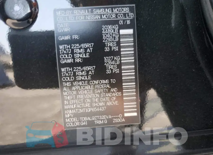KNMAT2MT1GP654437 Photo# 10