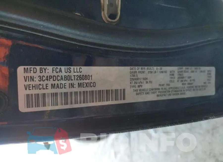 3C4PDCAB0LT260801 Photo# 10