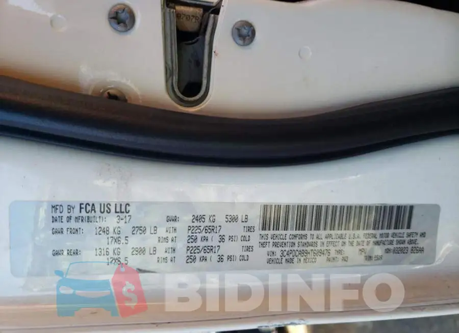3C4PDCAB9HT609476 Photo# 10