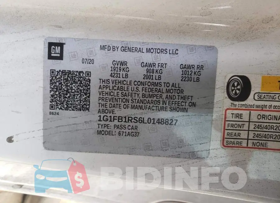 1G1FB1RS6L0148827 Photo# 10