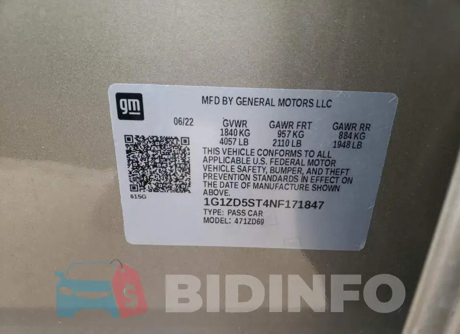 1G1ZD5ST4NF171847 Photo# 12